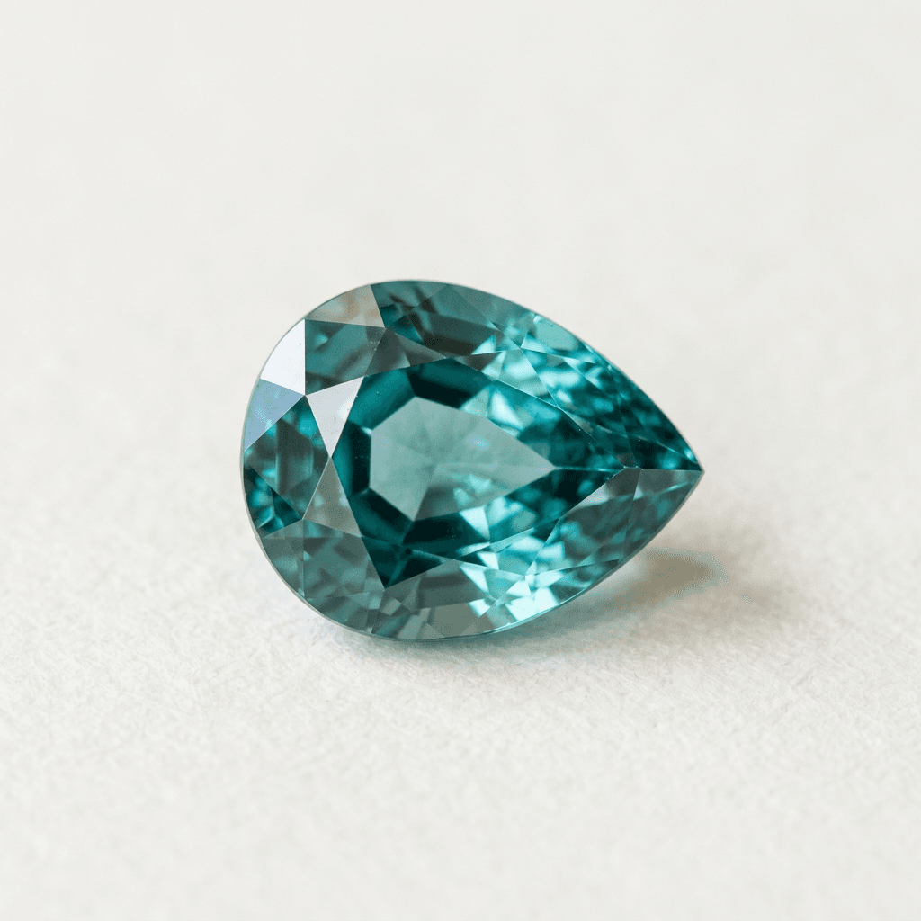 Illustrative bluish green tourmaline used as a placeholder for sample ET-0003